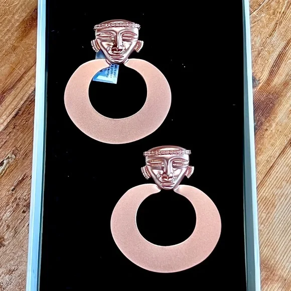 🌺🎉HP🎉🌺 NWT Johanna Ortiz La Foret Rose Gold Earrings - Picture 7 of 16